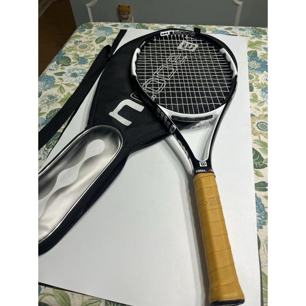 Wilson Ncode Six -Two Tennis Racquet New Gamma Leather Wrap inc Carrying Case